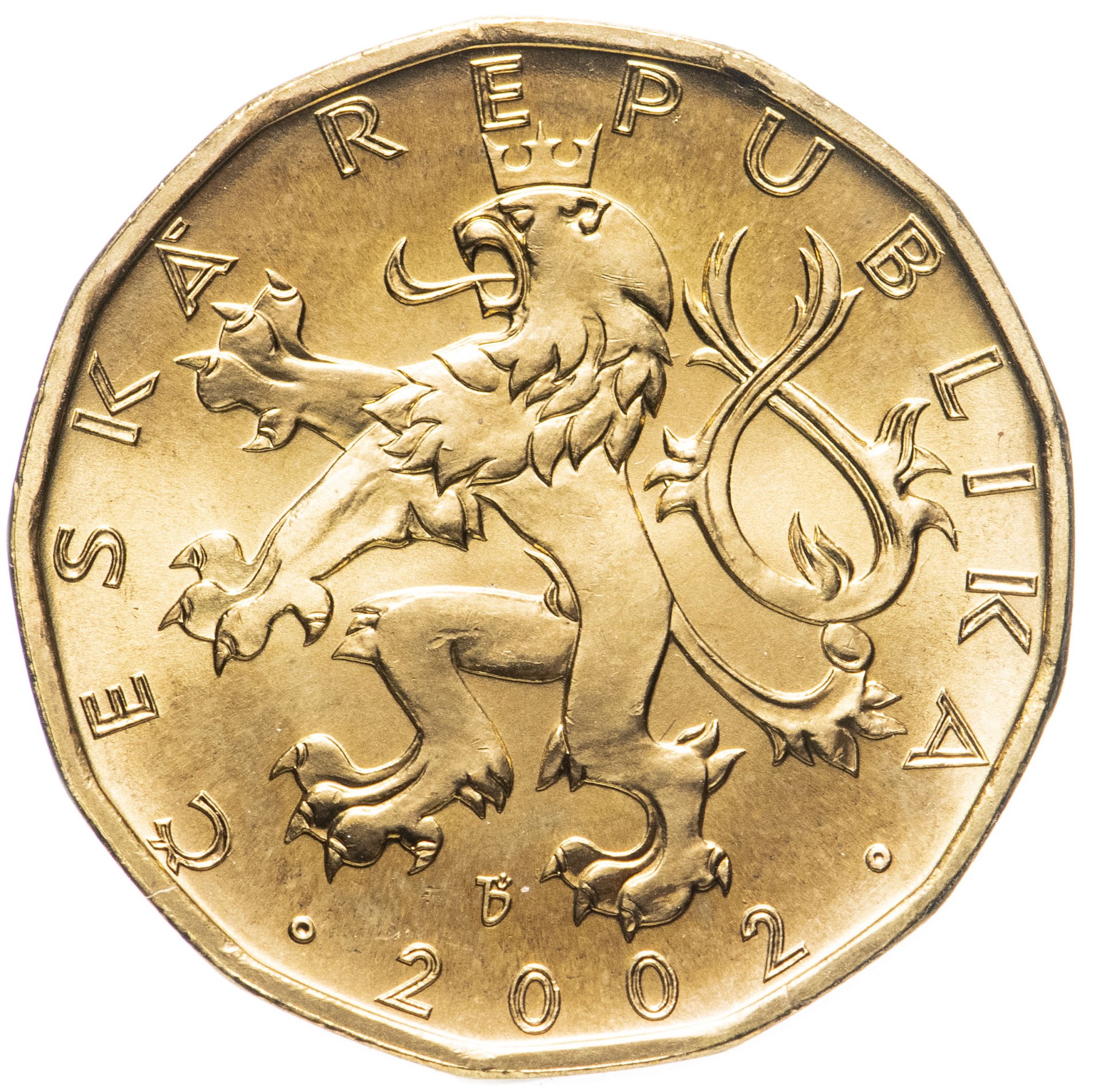 Монета 1 крон 2002 года. Чешская монета князя Вацлава. Чешская крона монета. Чешские кроны монеты. 20 кронов в рублях
