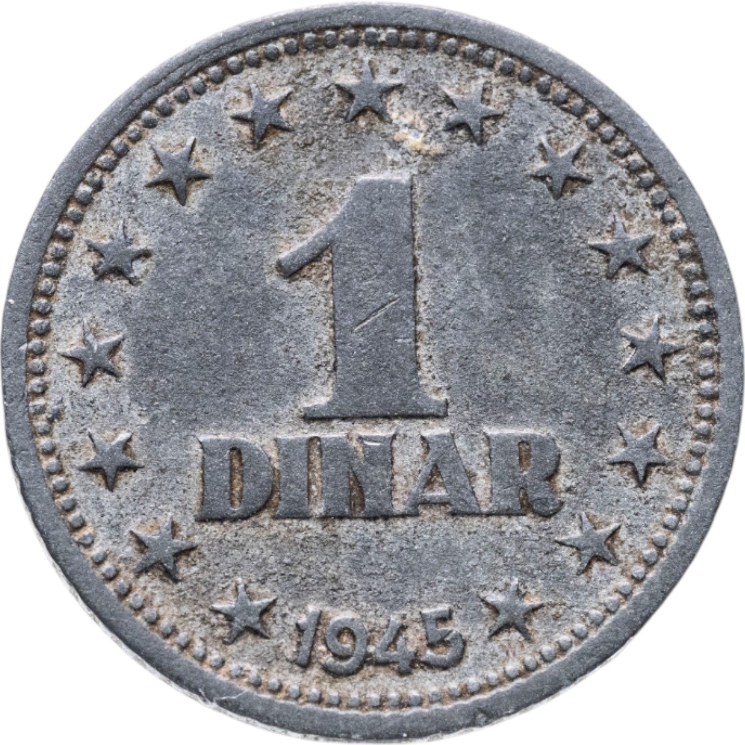  1 dinar 1945 350 