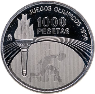 купить Испания 1000 песет 1995 XXVI летние Олимпийские Игры, Атланта 1996