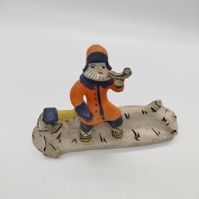 купить Игрушка каргопольская "Лесник", предприятие "Беломорские узоры", керамика, роспись, СССР, 1970-1980 гг.