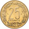 Купить Центральная Африка 25 франков (francs) 1975 пробник ESSAI