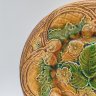 Купить Настенная тарелка "Клубника", фаянс, поливы, Конаковский фаянсовый завод им. М.И. Калинина (ЗиК Конаково), СССР, 1974-1990 гг.