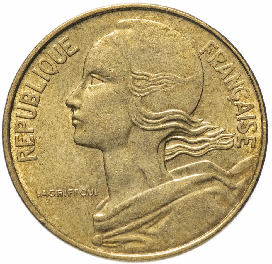 купить Франция 10 сантимов (centimes) 1962-2001 случайный год