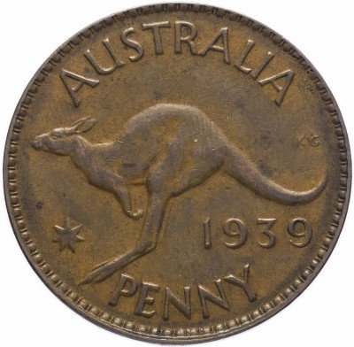 купить Австралия 1 пенни 1938-1956
