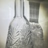 Купить Графин с геометрическим декором, хрусталь, СССР, 1970-1990 гг.