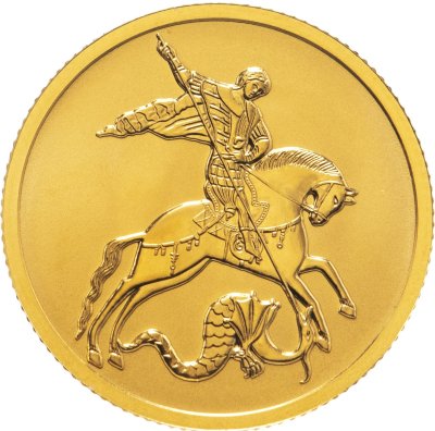 купить 25 рублей 2023 UNC СПМД "Георгий Победоносец" , золото 3,11 г