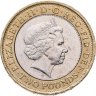 Купить Великобритания 2 фунта (pounds) 2007 "200 лет со дня отмены работорговли в Британской Империи"