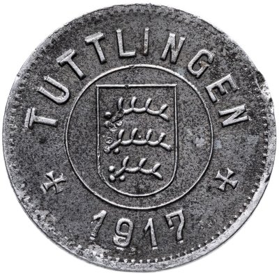 купить Германия "Тутлинген" 5 пфеннигов 1917 нотгельд