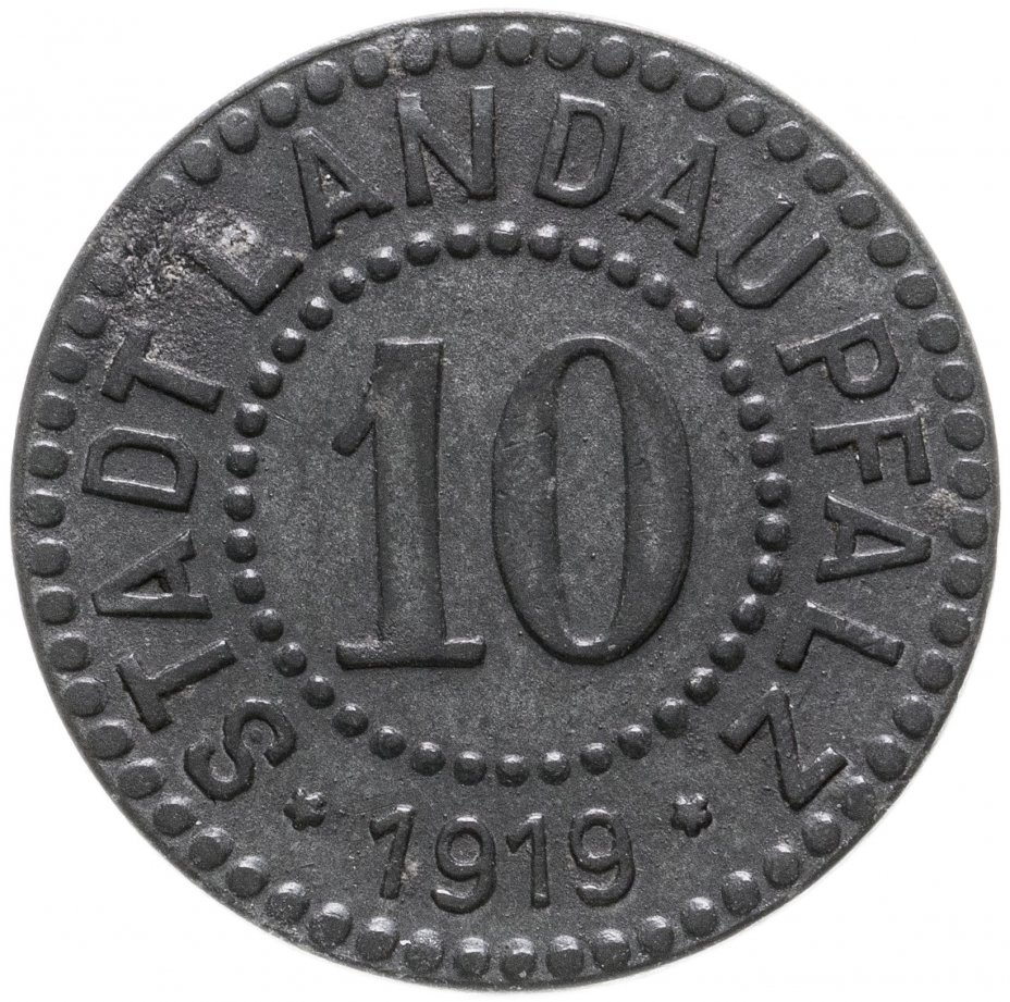 купить Германия (Ландау) нотгельд 10 пфеннигов 1919