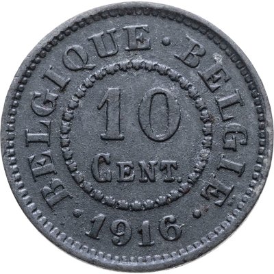 купить Бельгия 10 сантимов (centimes) 1916