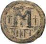 Купить Византийская империя, Юстиниан I, 527-565 годы, 40 нуммиев (фоллис). Никомедия