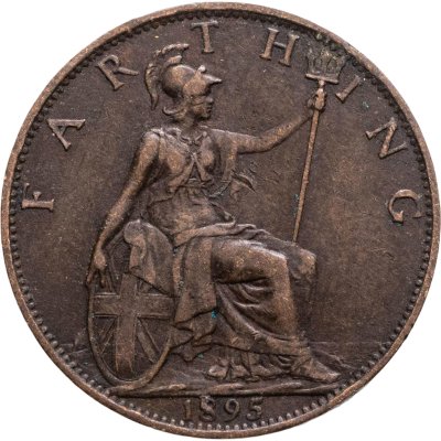 купить Великобритания 1 фартинг (farthing) 1895