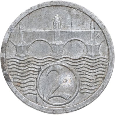 купить Чехословакия 2 геллера (halere) 1923