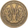 Купить Французская Западная Африка и Того 25 франков (francs) 1957