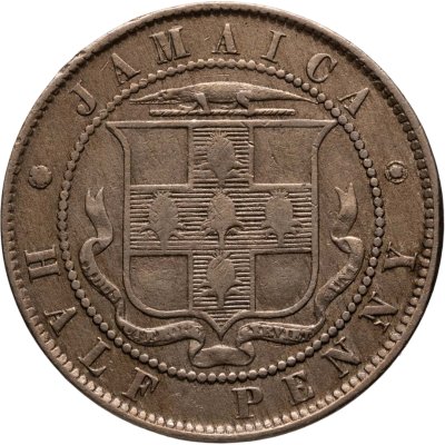 купить Ямайка 1/2 пенни (penny) 1880