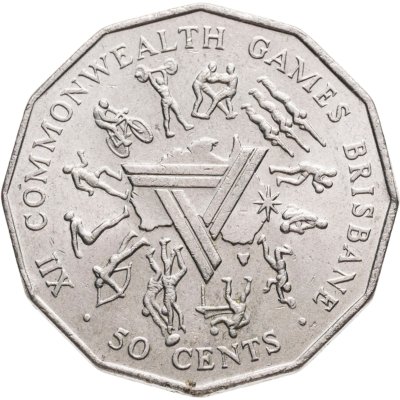 купить Австралия 50 центов (cents) 1982 XII Игры Содружества