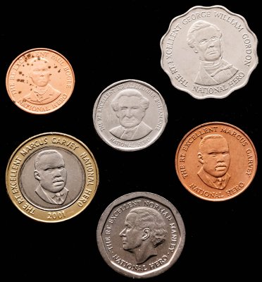 купить Ямайка, комплект из 6-ти монет 1996-2008 для обращения