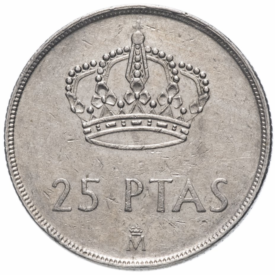 купить Испания 25 песет (pesetas) 1982-1984, случайная дата