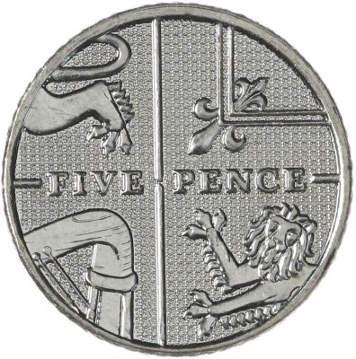 купить Великобритания 5 пенсов (pence) 2012