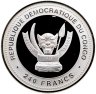 Купить Демократическая Республика Конго 240 франков 2012 "Китайский гороскоп - Год дракона. Счастье"
