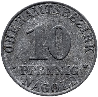 купить Германия "Наголд" 10 пфеннигов 1920 нотгельд