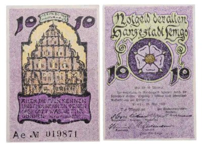 купить Германия (Веймарская Республика) 10 нотгельдов 1921