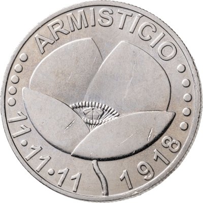купить Португалия 5 евро (euro) 2018 100 лет Перемирия (100 лет со дня окончания Первой Мировой войны)