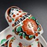 Купить Набор для специй "Матрёшки" на подносе (перечница, солонка, горчичница), фарфор, деколь, Дмитровский фарфоровый завод (ДФЗ Вербилки), СССР, 1965-1991 гг.