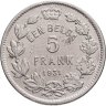 Купить Бельгия 5 франков (francs) 1931  Надпись на голландском - 'ALBERT KONING DER BELGEN'