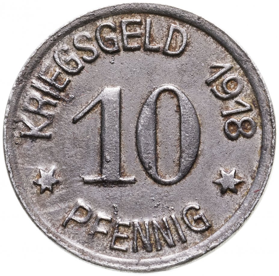 купить Германия (Зиген) нотгельд  10 пфеннигов 1918