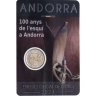 Купить Андорра 2 евро 2024 "100 лет лыжному спорту в Андорре" в коинкарте