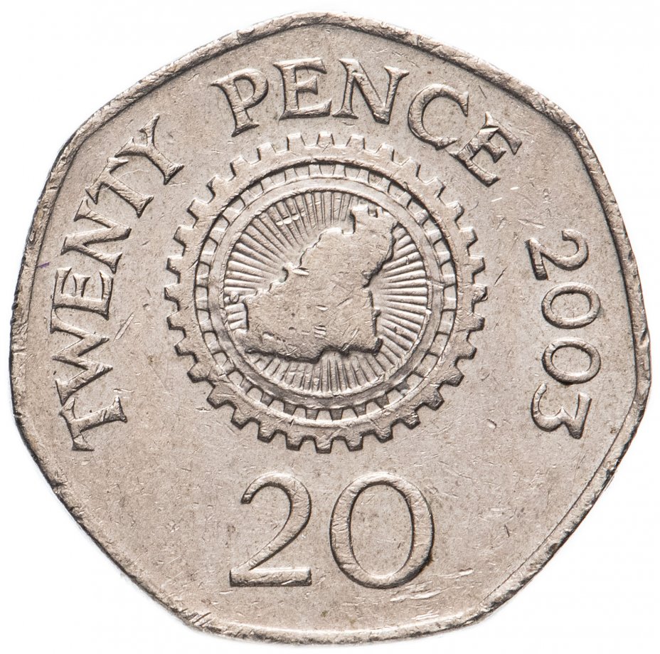 купить Гернси 20 пенсов (pence) 2003