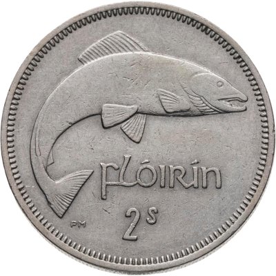 купить Ирландия 2 шиллинга (флорин, shillings) 1959