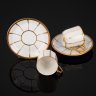 Купить Набор из двух кофейных пар, фирма "Raynaud & Cie" (Limoges), фарфор, золочение, Франция, 1920-1940 гг.