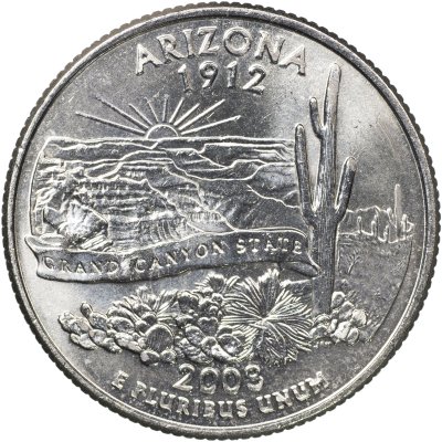Купить США 25 центов [Квотер] 2008 D [KM#423] "Аризона"