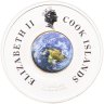 Купить Острова Кука 1 доллар 2007  "50 лет запуска первого спутника Космос" в футляре с сертификатом