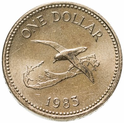 купить Бермуды 1 доллар (dollar) 1983 Бермудский тайфунник