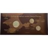 Купить ГОЗНАК  Набор из 2-х монет и жетона 2014 "Референдум воссоединение Крыма и Севастополя с Россией" в блистере