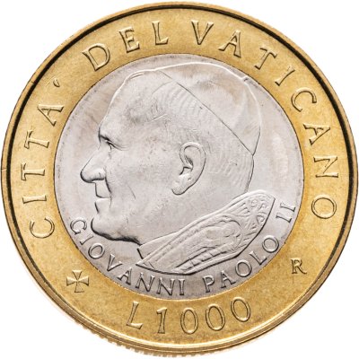 купить Ватикан 1000 лир (lire) 2001