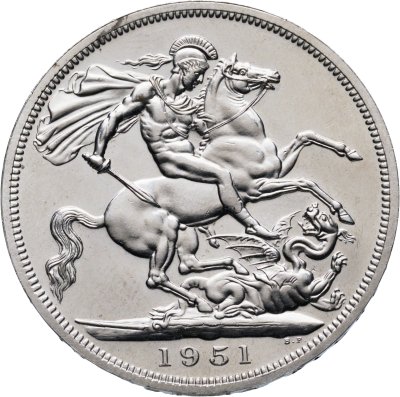 купить Великобритания 5 шиллингов 1951 "Британский фестиваль 1951 года"
