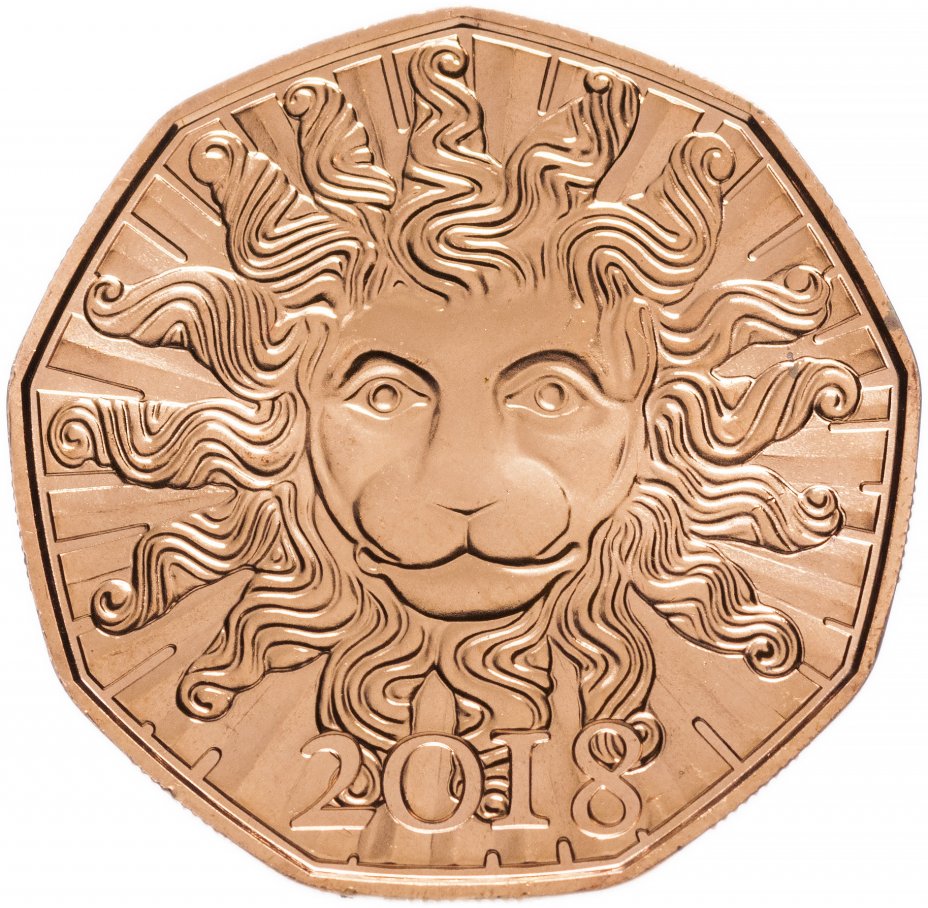 купить Австрия 5 евро 2018 "Сила льва"