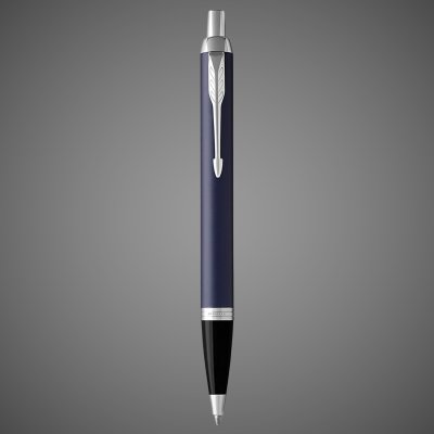 купить Шариковая ручка Parker IM Metal Matte Blue CT, стержень: M, цвет чернил: blue, в подарочной упаковке., Лаки и смолы: лак, латунь, 2026 г.