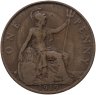 Купить Великобритания 1 пенни (penny) 1919   Без отметки монетного двора