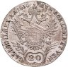 Купить Австрия 20 крейцеров (kreuzer) 1830, знак монетного двора "C" - Прага