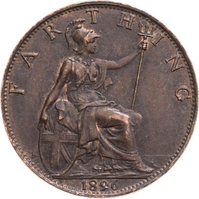купить Великобритания 1 фартинг (farthing) 1896