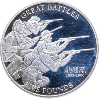 купить Джерси 5 фунтов 2009 "Великие сражения - Осада Мафекинга 1899-1900"