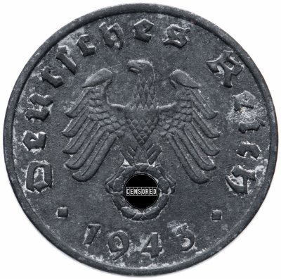 Купить Германия 1 рейхспфенниг (reichspfennig) 1943