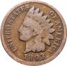 Купить США 1 цент (cent) 1893 Indian Head Cent