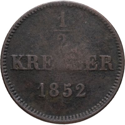купить Бавария 1/2 крейцера 1852
