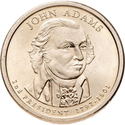 купить США 1 dollar (доллар) 2007 D Джон Адамс (2-й президент США)
